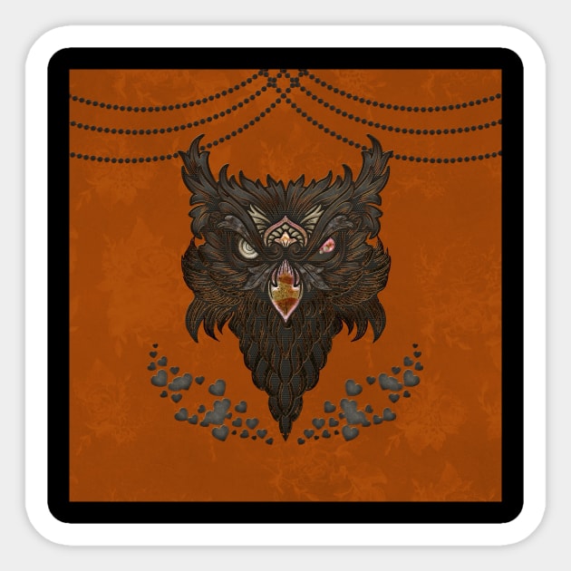 Awesome fantasy  steampunk  owl Sticker by Nicky2342